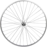 Roue arrière Roland p24h 28 36g 7s axe plein aluminium argent