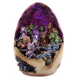 Krystall baby drager miniatyr figurer