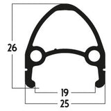 Roland rear wheel 28 Euroline FHQC400