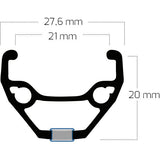 Roland Roard arrière 28 36G Ryde Taurus21 Nexus 8 Retirer le noir