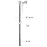 Radio Alpina zinc 12-155 sin cabecilla (144uds)