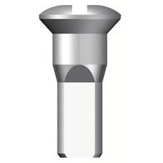 Sapim Spaak Nipple 13g rundt 14,5 mm sølv (100.)