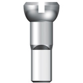 Sapim Spaaknippel 13 Polyax 14mm zilver messing (100st)