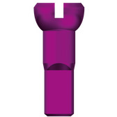 Sapim spoke nipple 14 polyax 14mm lilac aluminum (100pcs)