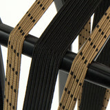 Qibbbel breet Tribinder Ae mat Haken 24 + 2x12mm Schwaarz Kinnin