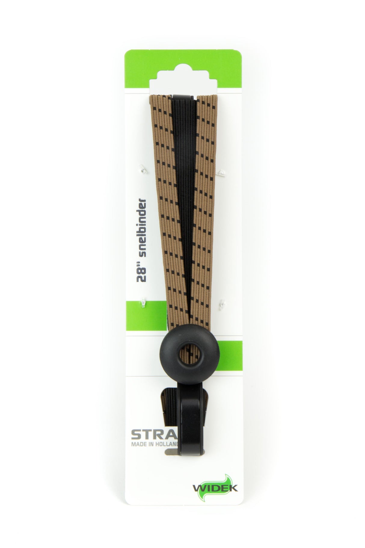 Qibbbel breet Tribinder Ae mat Haken 24 + 2x12mm Schwaarz Kinnin