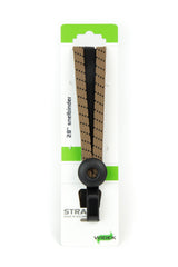Qibbbel breet Tribinder Ae mat Haken 24 + 2x12mm Schwaarz Kinnin