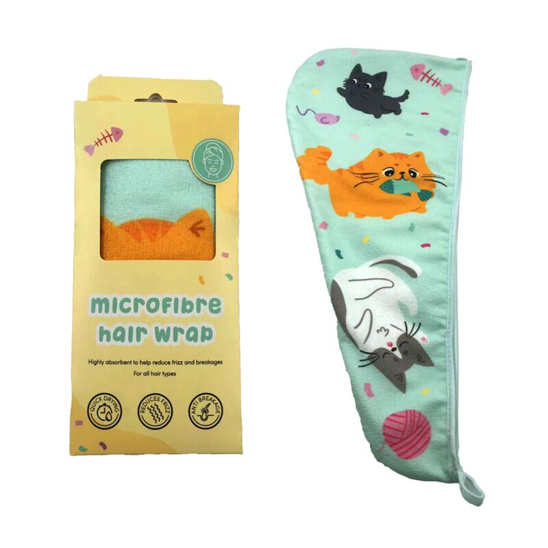 Bounen Co Kazen Microfiber Hoer Wrap Handduch