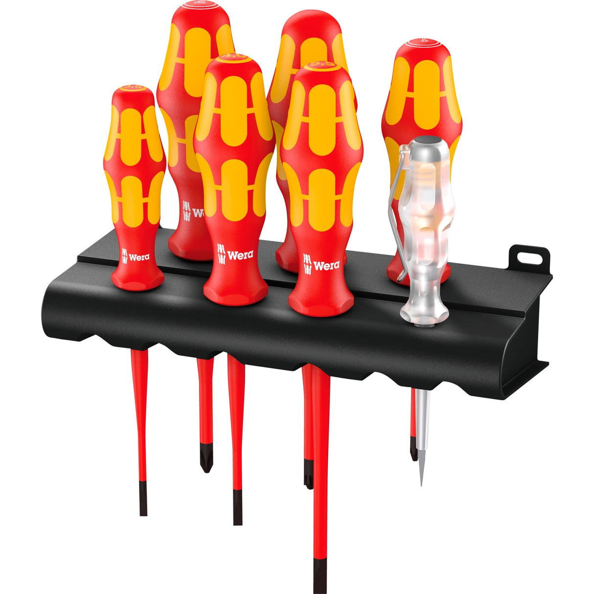 Wera 160 er 7 skrutrekker Set Kraftform Plus -serien