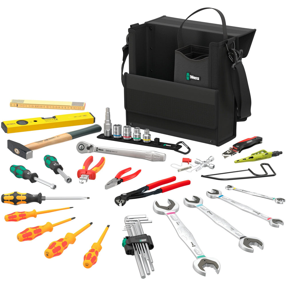 Wera 2go SHK 1 tool set for use in the sanitary industry