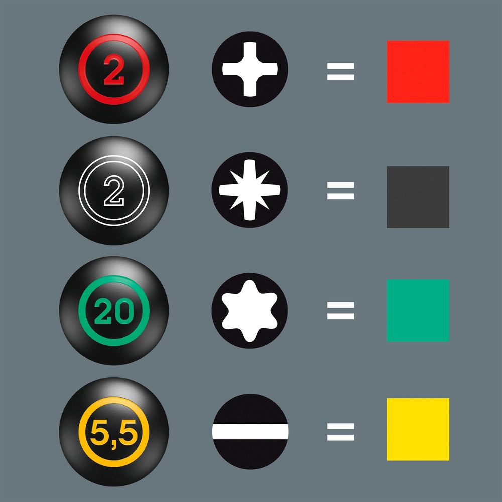 Wera 300 7 Mix 2 screwdriver set