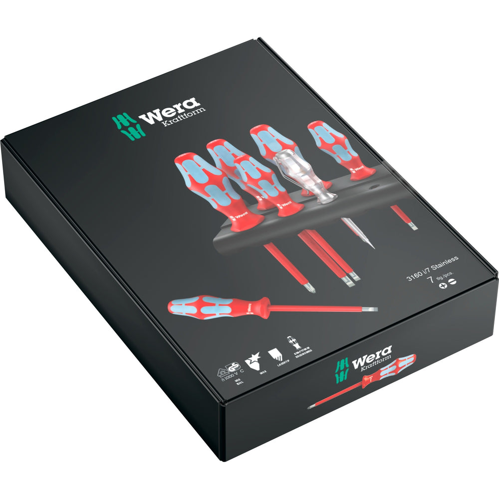 Wera 3165 i 6 Screwdriver set, stainless steel + re