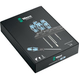 Wea 3334 6 Schrauwen Setriver Set, Edelstahl + Holder, 6 Deel