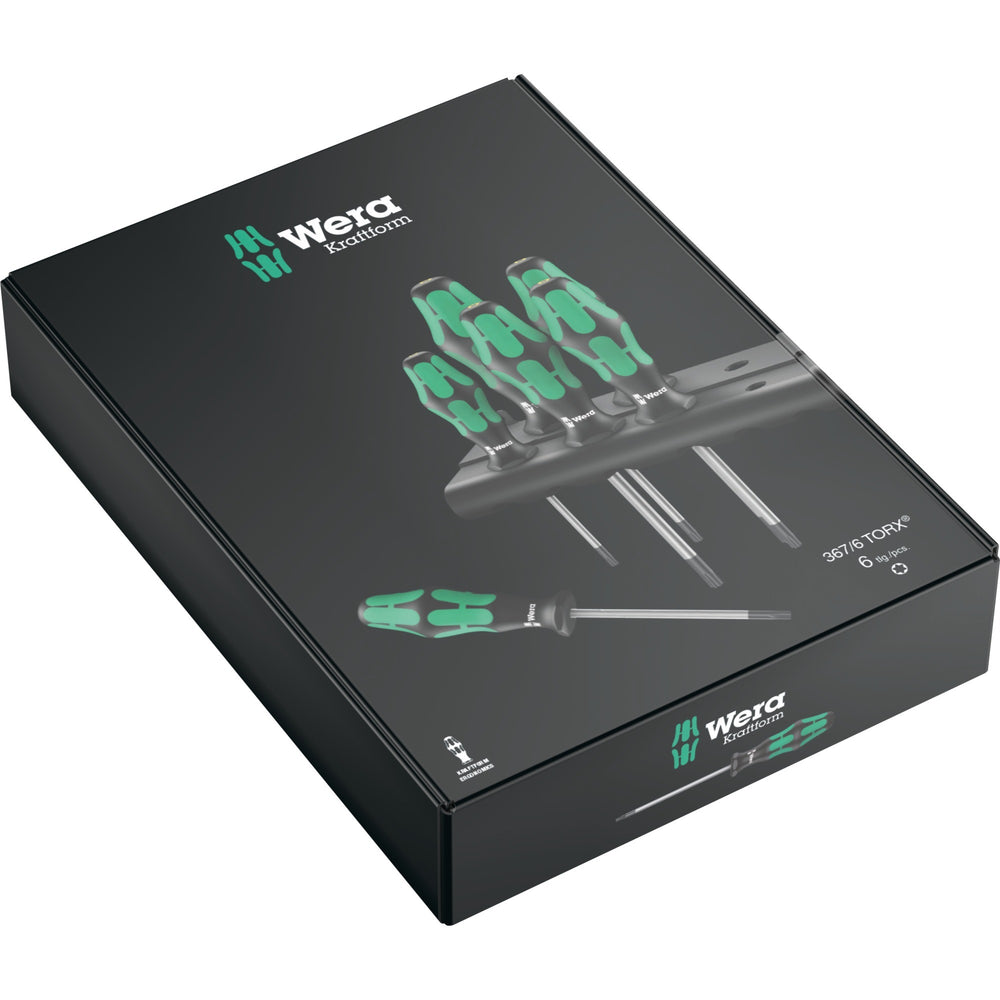 Wera 367 6 Screwdriver Set Kraftform Plus