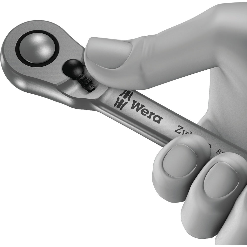 Wera 8004 A Zyklop Metal Ratchet with Switch Lever 1 4