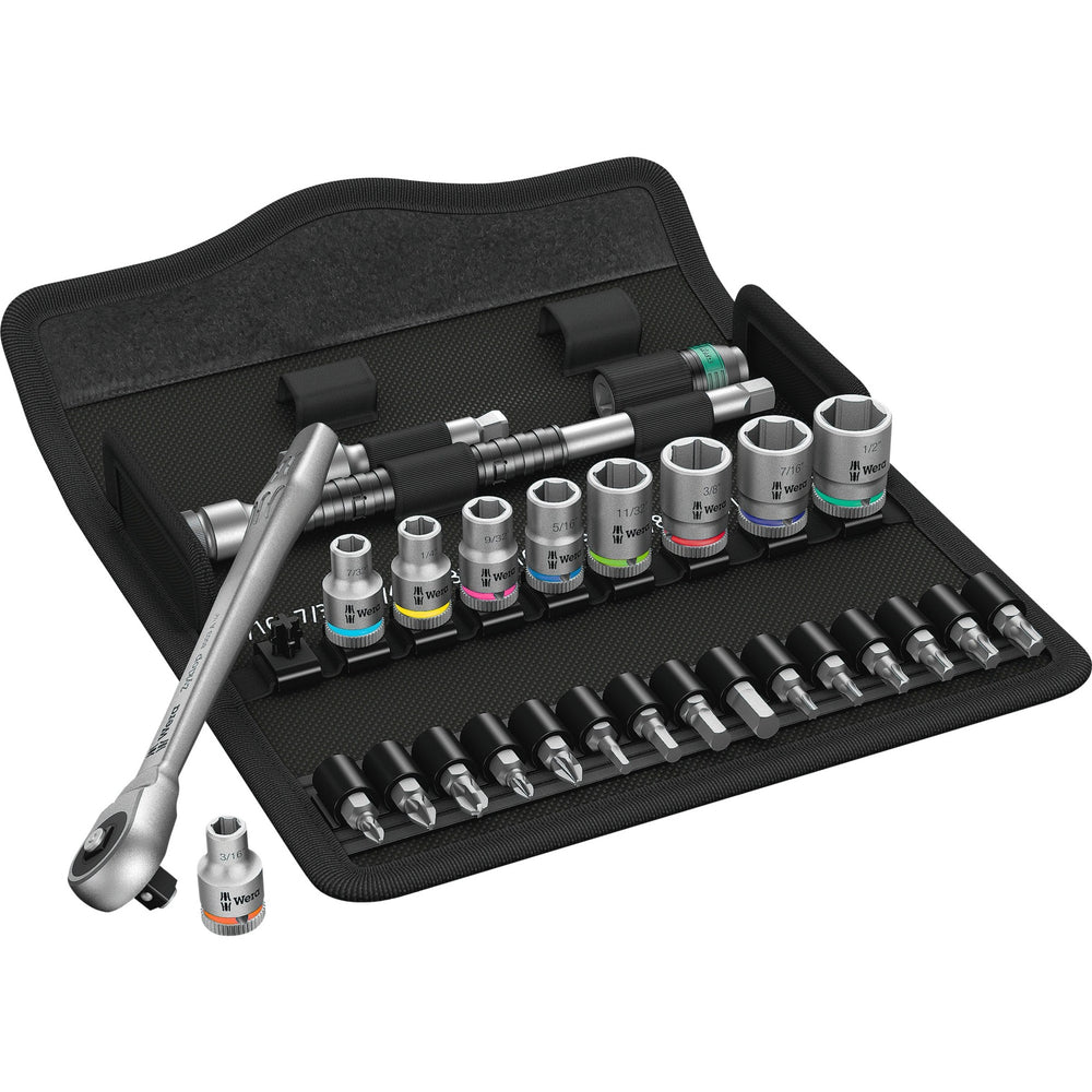 Wera 8100 SA 10 Zyklop Metal ratchet set, 1 4