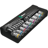WERA 8100 SB 11 Zyklop Metal Ratest Set, 3 8