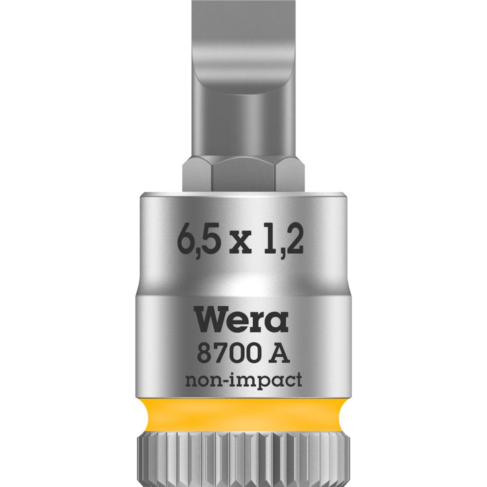Wera 8700 A FL Zyklop slotted screw bit socket 1.2x6.5x28m