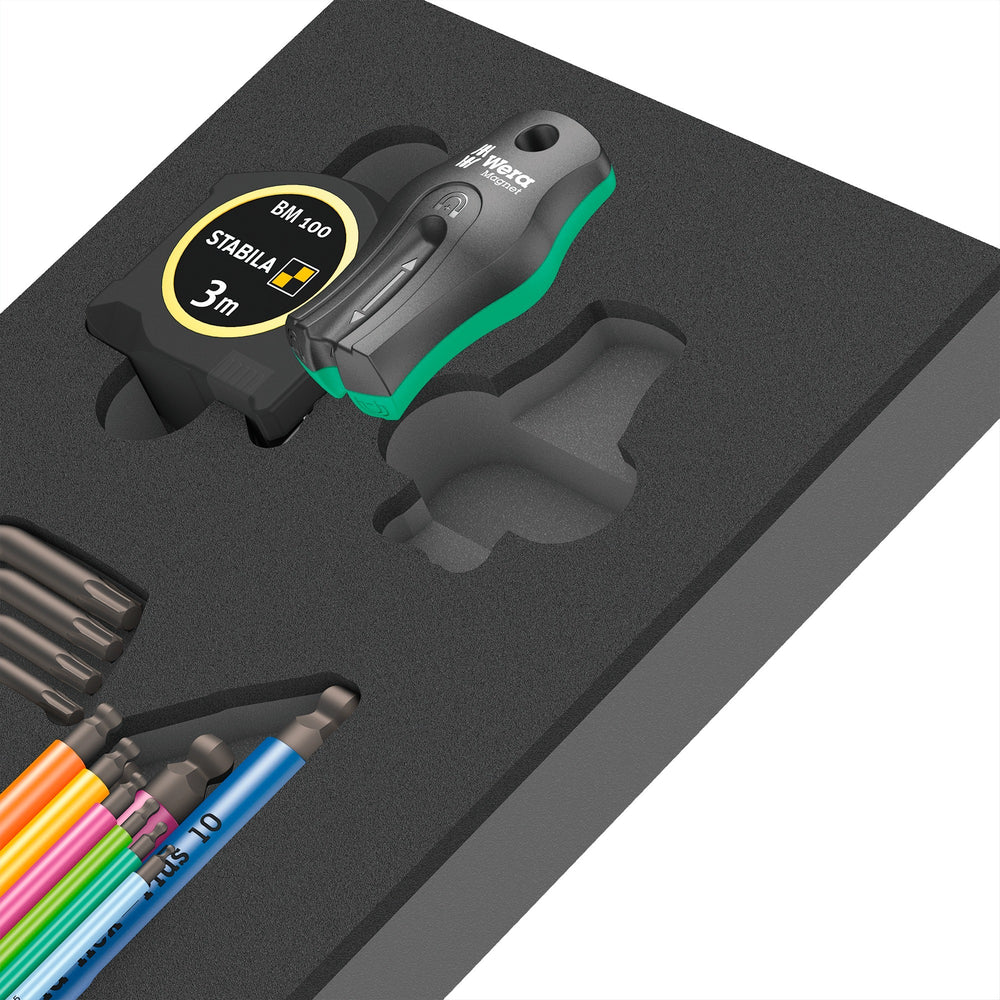 Wera 9740 Foam rubber insert with hexagon keys Se