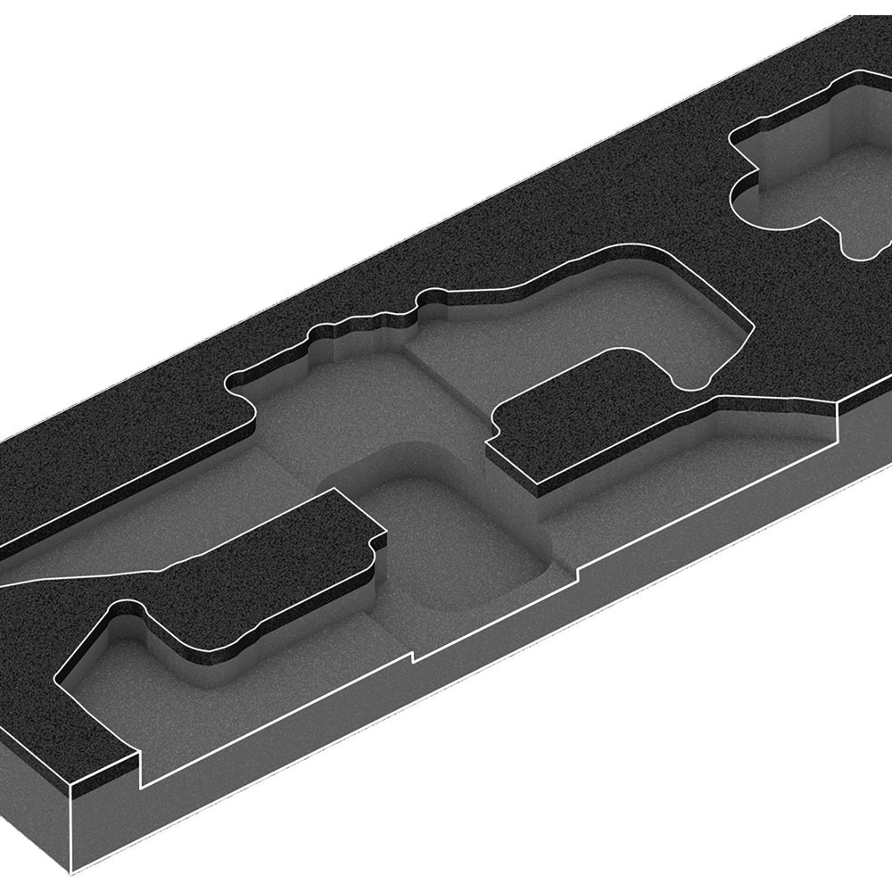 Wera 9740 Foam rubber insert with hexagon keys Se