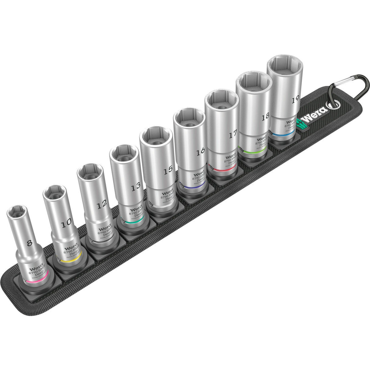 WAA Belt B Deep 1 Caps Set, med 3 8 Drive, 9
