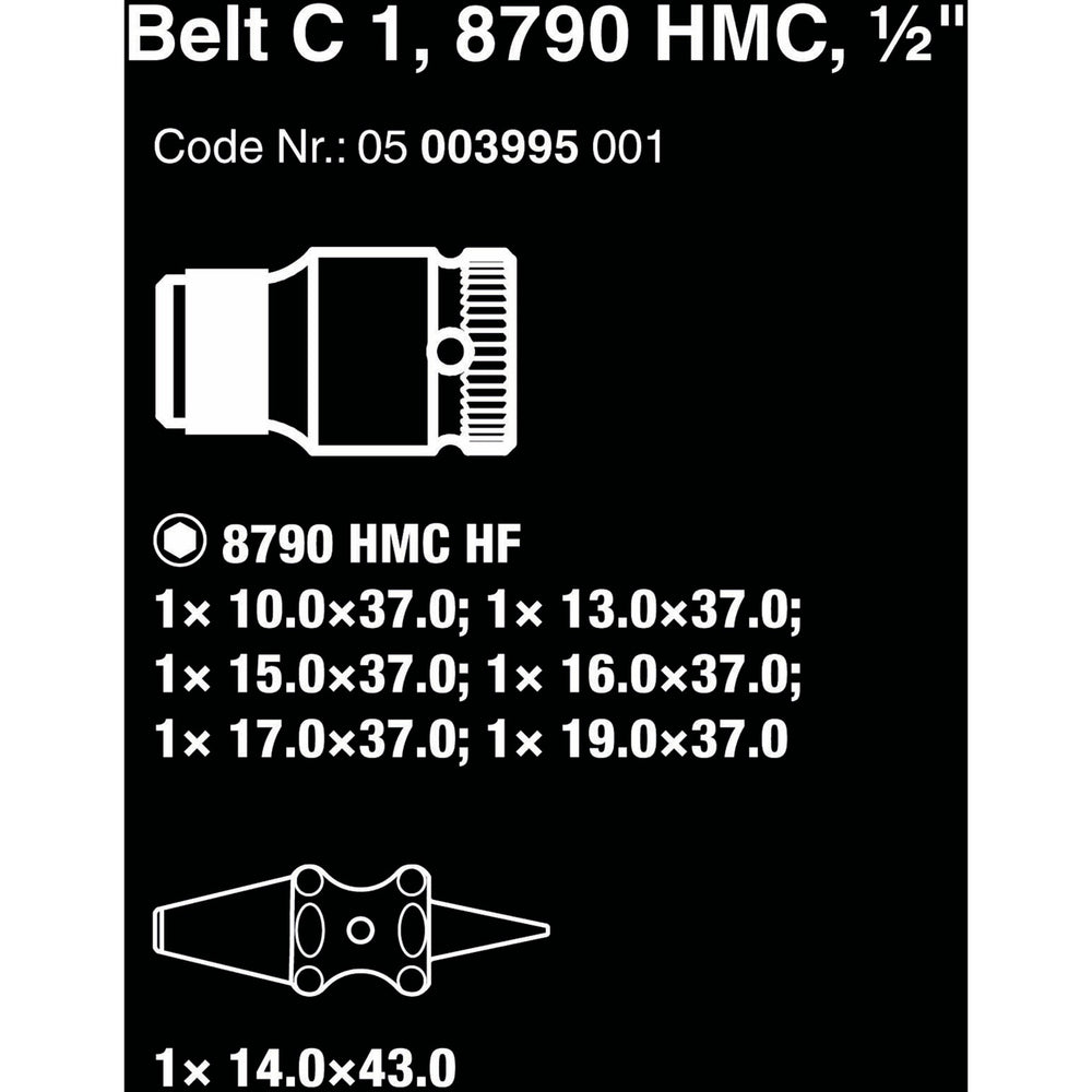 Cintura WAA C 1 set di cappuccio Zyklop, 1 2