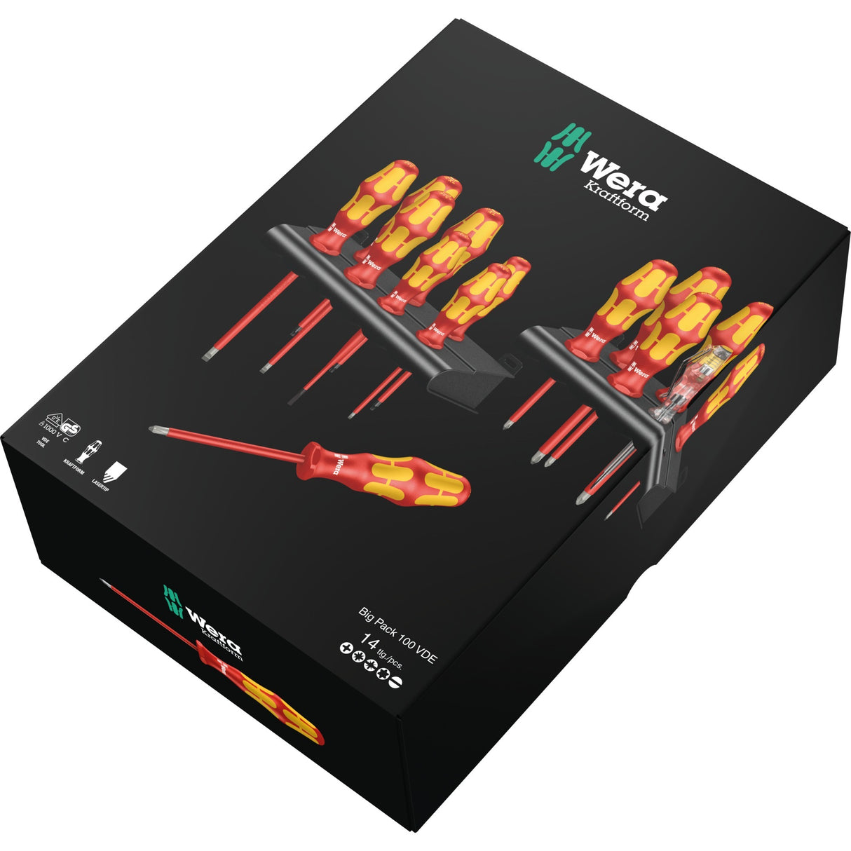 Pacchetto Wera kraftform 100 VDE
