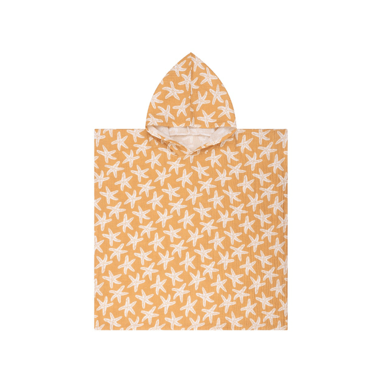 SEASTAR | Spiaggia idrofila arancione poncho 50 x 50 cm