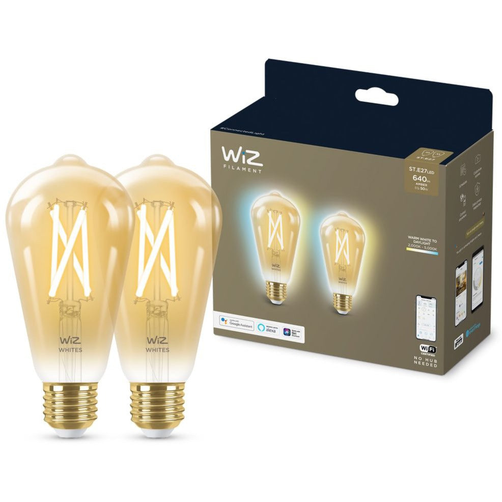 Wiz Wiz Filament Amber ST64 E27 x2