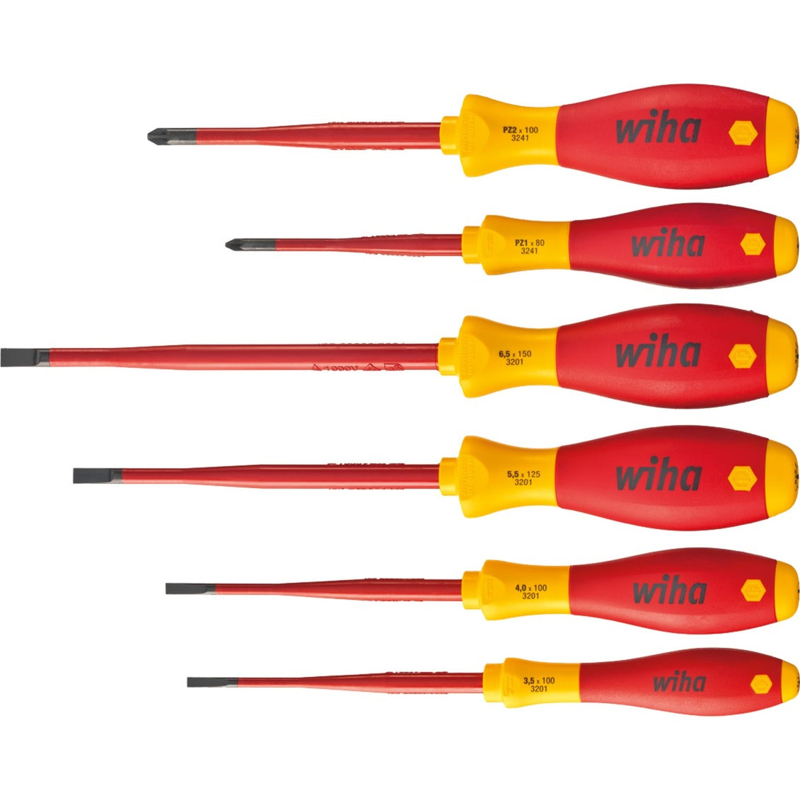 Wiha screwdriver set SoftFinish Electric Slimfix