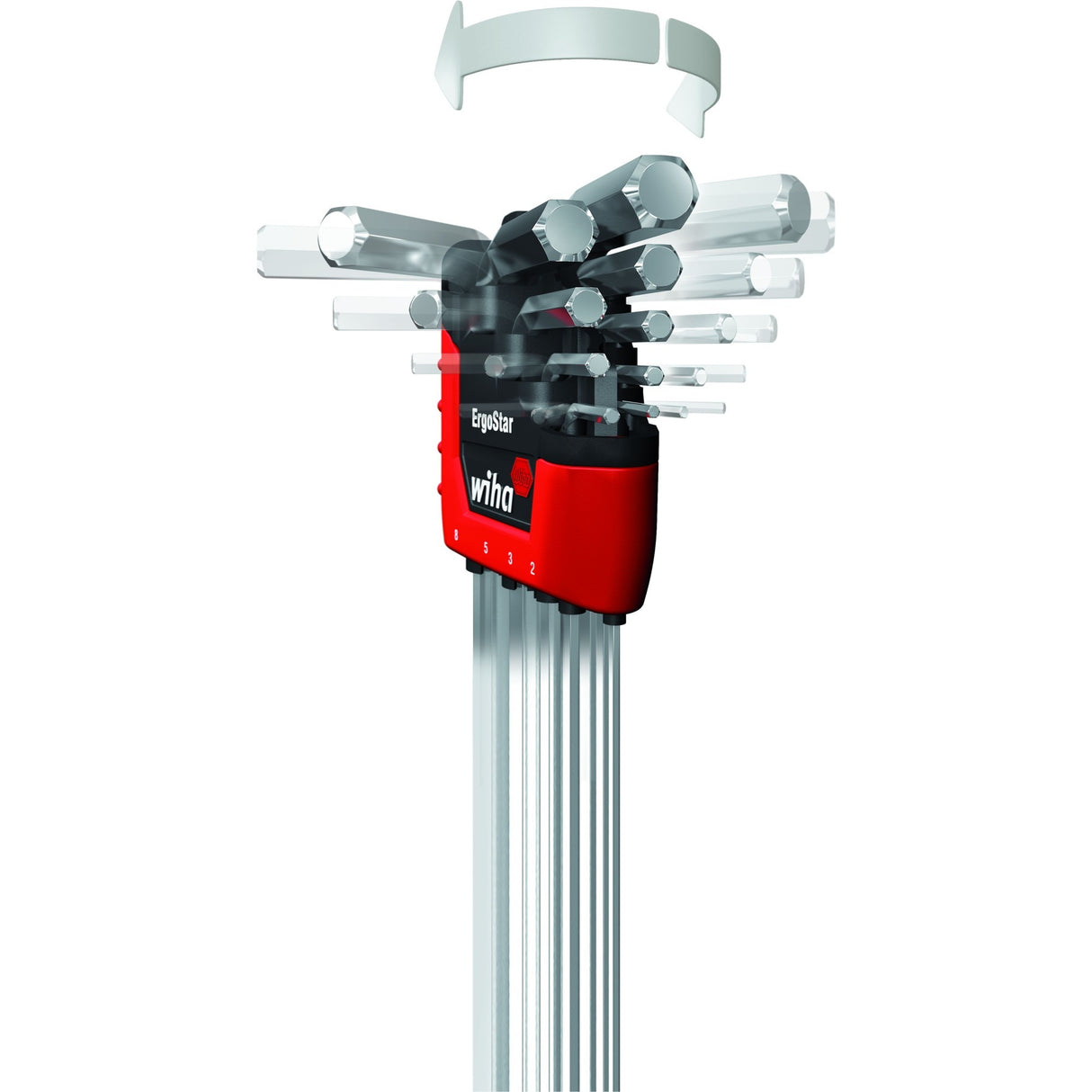 Wiha Stift keys set in ergostar holder, 10-part