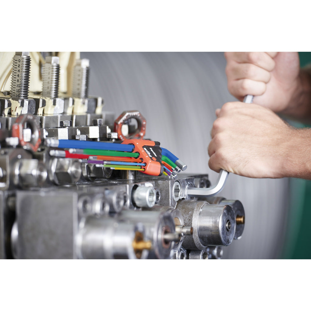 Chiavi Wiha Stift impostate nel supporto Ergostar, 10 parti