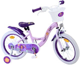 Wonsch Disney Kanner Velo - Meedercher - 16 Zoll - Purple