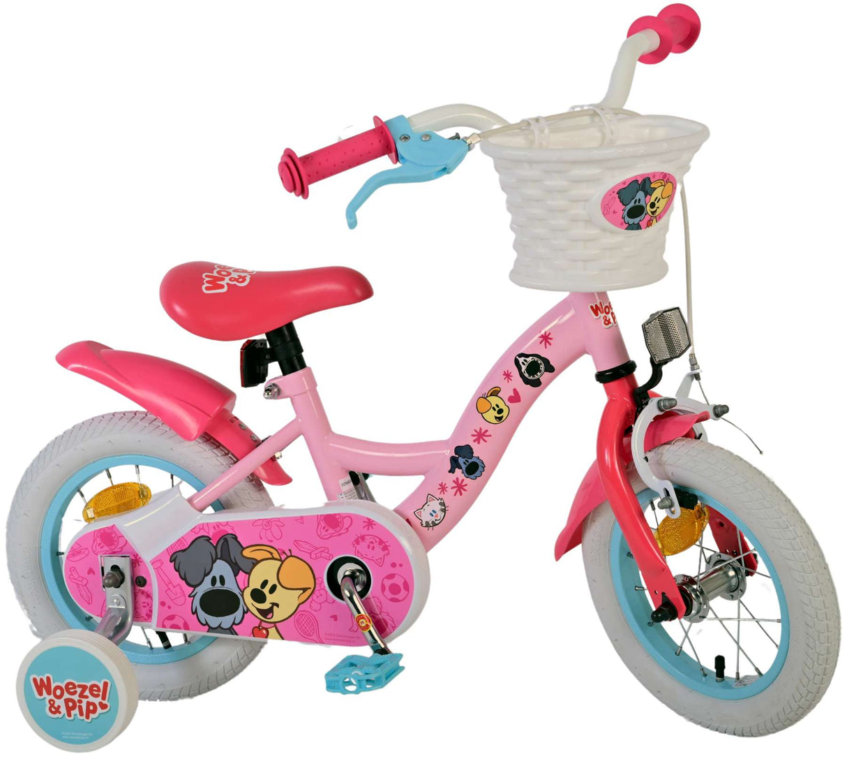 Bike para niños de Woezel Pip - Niñas - 12 pulgadas - Pink