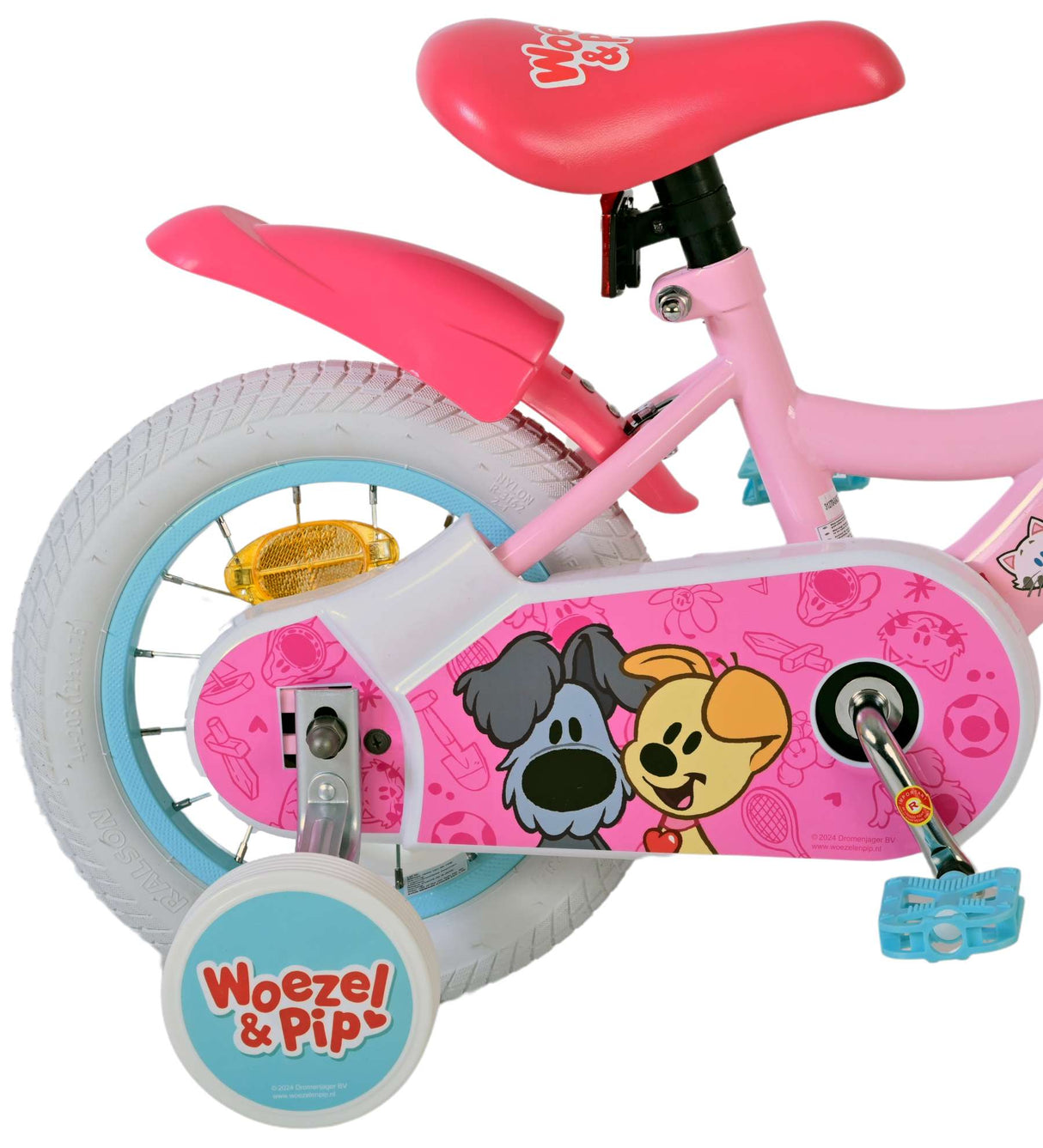Bike para niños de Woezel Pip - Niñas - 12 pulgadas - Pink