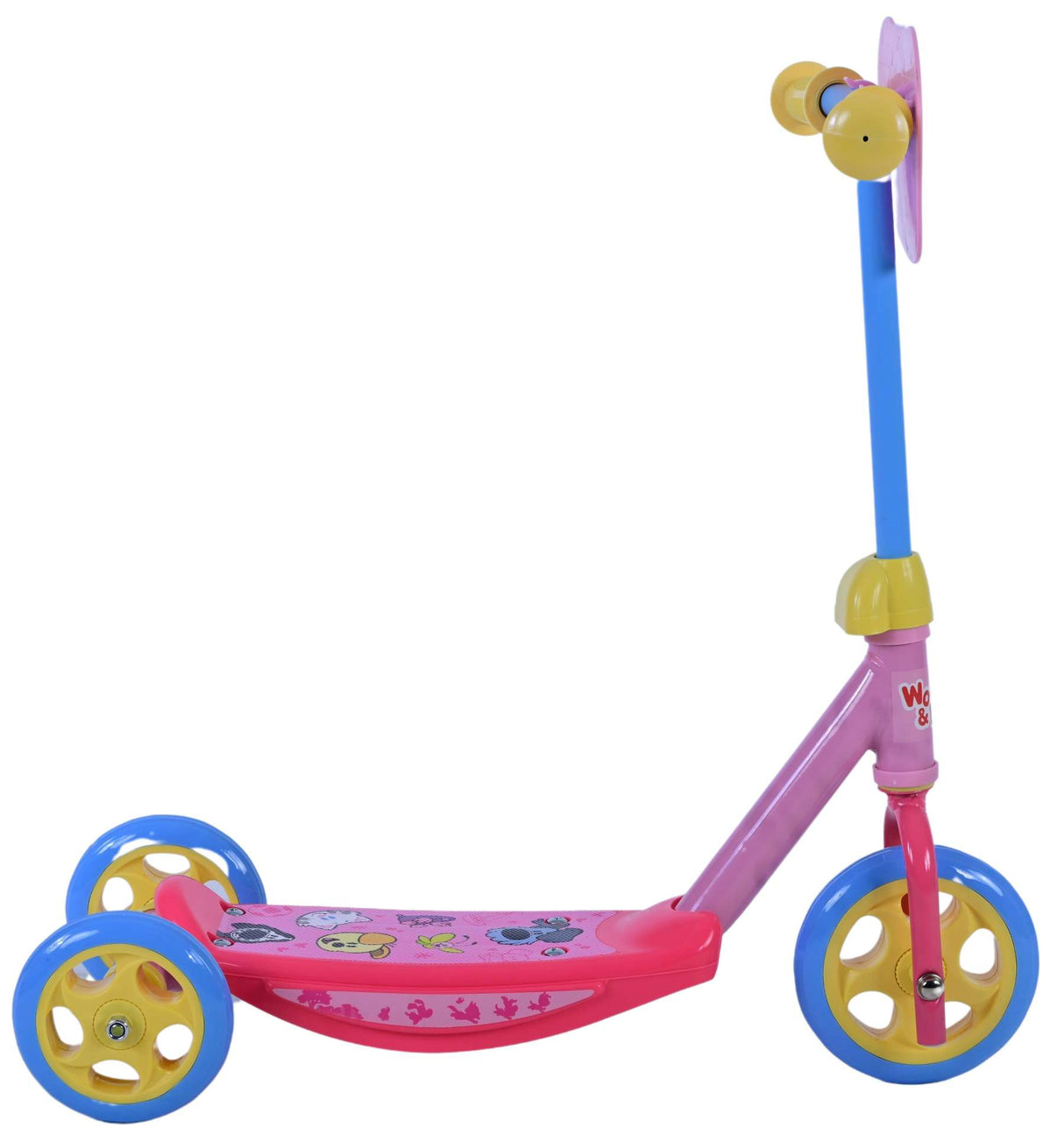 Woezel pip pip pip trinn jenter rosa blå gul