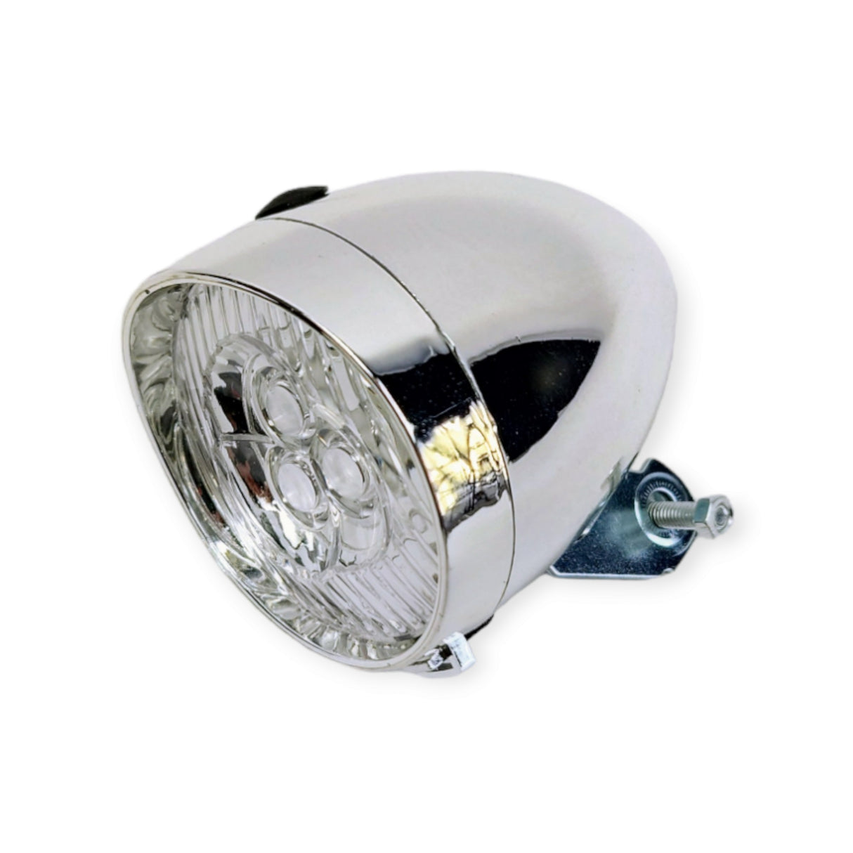 Xtrabike forlygte krom 3led batteri