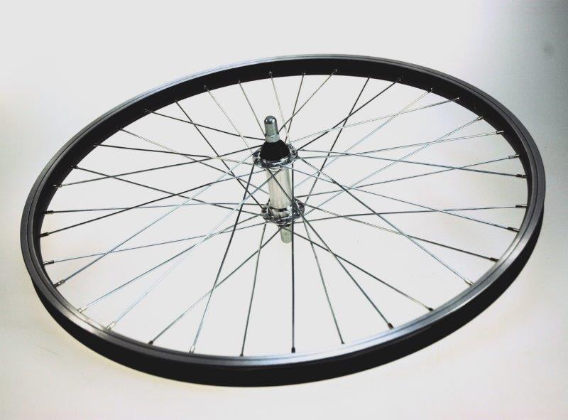 Front wheel 24x1.75 alu black