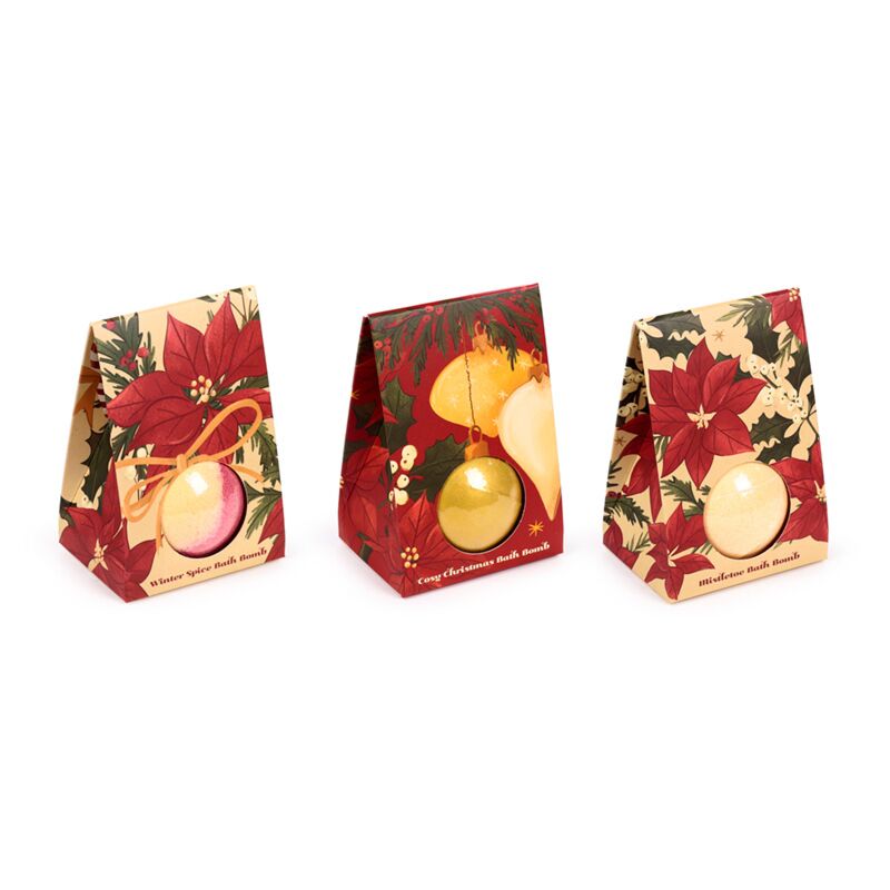 Darilna škatla za kopalno bombo - božični botanični izdelki