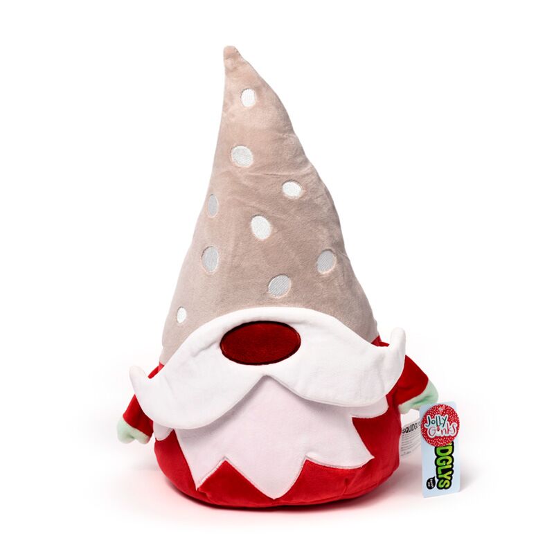 Plush squidgly Christmas gnome