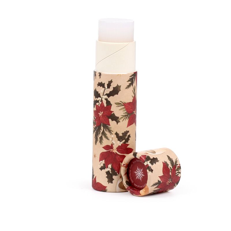 Stick balsamo labbra in carta botanica natalizia