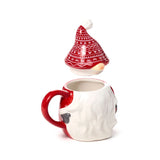 Tasse de céramique formée de Noël de Noël Scandi