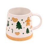 Ginger bread man tapered stoneware mug