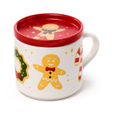 Christmas Baker Street Porcelain Mug Coaster set