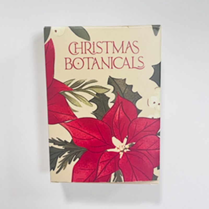 Botanical vánoční hrací karetní karta