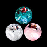 Jingle christmas high bouncing led flashing bouncing ball