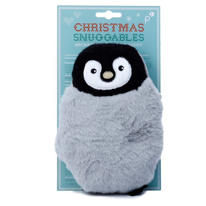 Penguin Plush Microwave Heatpack Lavender Tarwe