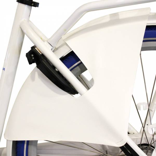 Jacket protector white leather vintage