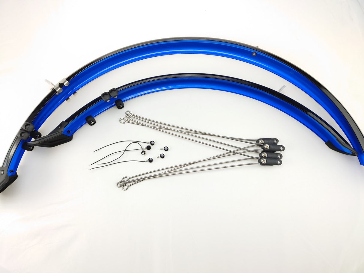Fender set black blue + rod