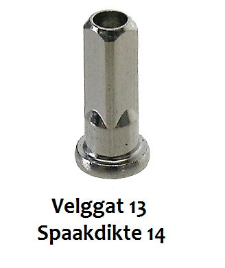 Alpina spoke adapter nipple 14 rim hole 13